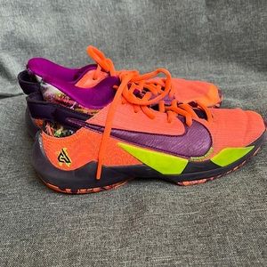 Nike Zoom Freak 2 Bright Mango Basketball Shoes